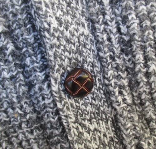 Baby GAP 2 years Gray Shawl Collar Cardigan Sweater Cotton Wool - Picture 3 of 4