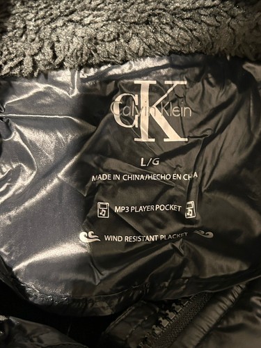 Calvin Klein Womens Large Premium Down Puffer Vest Athleisure Travel Outdoors - Picture 3 of 6