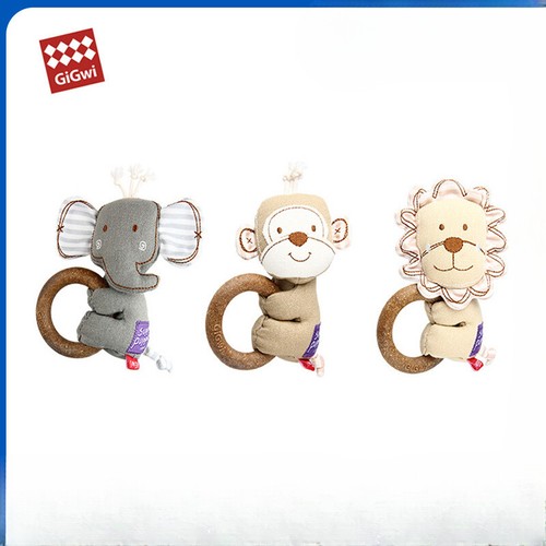 Jouet pour chien pin hula hoop jouet sonore coton toile poupée ennui jouet pour animaux de compagnie