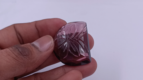 Piedras preciosas sueltas certificadas artesanalmente amatista púrpura corte elegante 64,05 quilates 5JRV - Vídeo 1 de 1