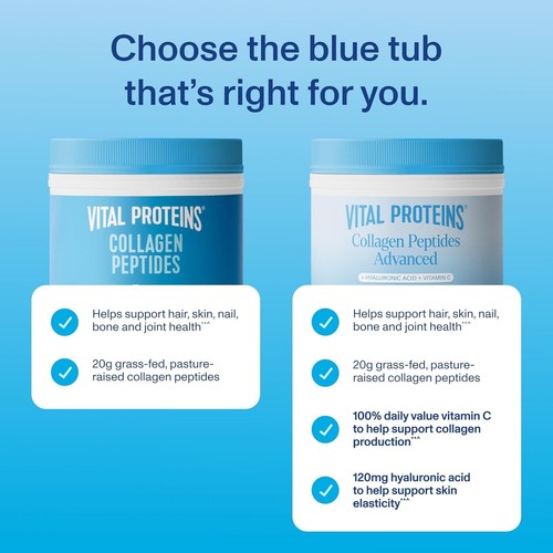 Vital Proteins Collagen Peptides Powder with Hyaluronic Acid and Vitamin C - Picture 3 of 7
