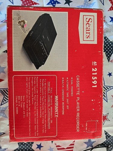 Sears Solid State Cassette Recorder Vintage 799.21617700 - Picture 16 of 22
