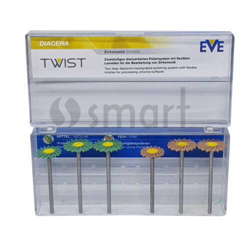 Dental Eve Diacera Twist HP 324 Zirkonia Poliersystem Diamant NEU Verarbeitung - Bild 3 von 3