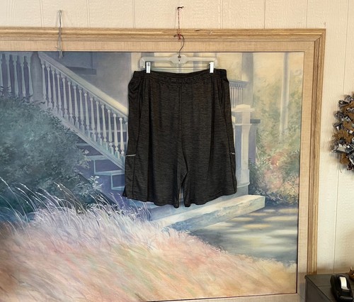 Zone Pro graue Herren-Sportshorts zum Überziehen Gr. 2XL - Bild 7 von 12