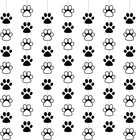 8 Pack Dog Party Banner Decorations Paw Paper Garland Pet Birthday USA SELLER
