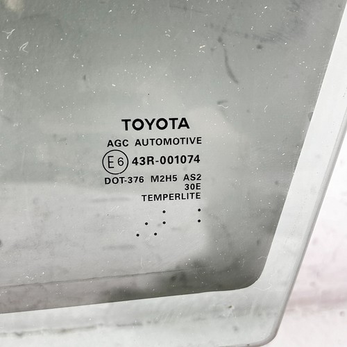 Toyota Camry 2018-2024 puerta delantera izquierda lado del conductor ventana vidrio OEM - Imagen 5 de 15