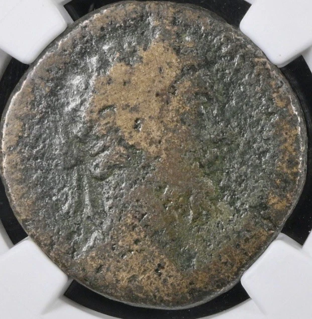 Emperor Marcus Aurelius Sestertius 161-180 AD NGC Certified Ancient Roman Coin - Image 2 of 4