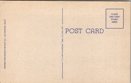 A California Highway On The Roosevelt Highway US 101 Near Malibu Linen Postcard - Picture 2 of 4