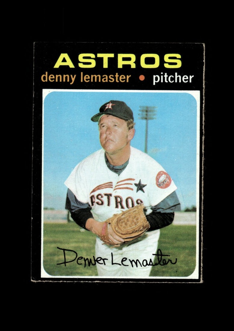1971 Topps Set-Break #636 Denny Lemaster VG-VGEX *GMCARDS*