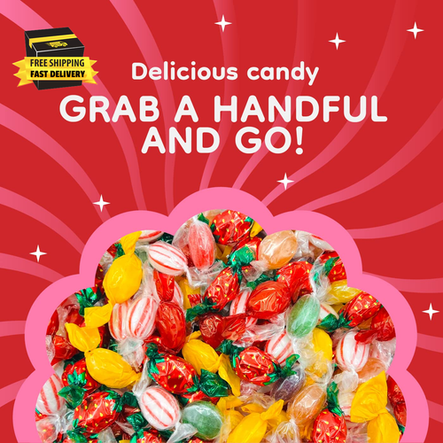 Surtido de dulces duros antiguos, caramelos de nostalgia a granel (bolsa de 1 libra) ⭐️⭐️⭐️⭐️⭐️ - Imagen 5 de 6