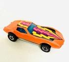 VINTAGE HOT WHEELS #9241 CORVETTE STINGRAY 1979 ORANGE FLYING COLORS