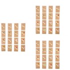 48 stücke vintage kraft papier gruß diy handgemacht getrocknete wünschen