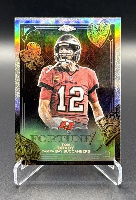 2025 Topps Chrome - Fortune 15 Tom Brady #F15-35 Refractor