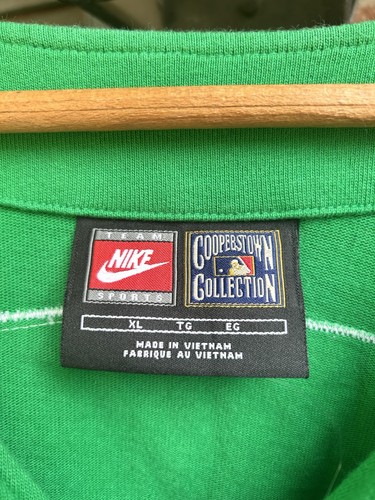 NOS! Vintage Reggie Jackson Nike Cooperstown Kollektion Oakland Leichtathletik Trikot - Bild 11 von 11