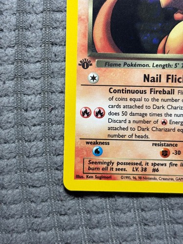 Pokémon Rocket Dark Charizard Holo 2000 1a edizione quasi nuovo - Foto 4 di 10