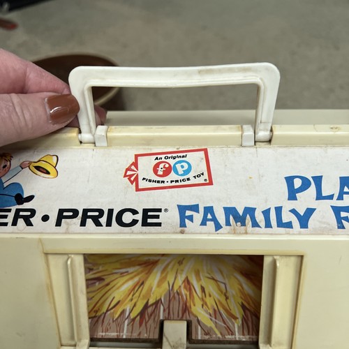 Vintage 1967 Fisher Price Little People Play Family Farm NUR SCHEUNE #915 - Bild 7 von 16