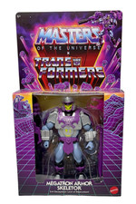 MOTU X Transformers Crossover - Megatron Armor Skeletor     MISB 2025 Mattel