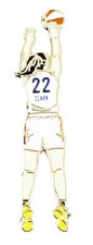 Caitlan Clark Indiana Fever #22 Jumpshot Pin - White /memorabilia/ souvenir