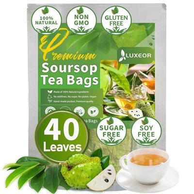 Natural Soursop Graviola Leaf Tea Bags100% Natural Pure from Soursop Leaves DE