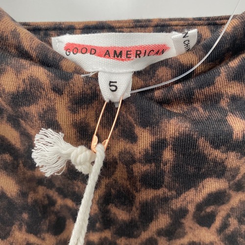 Good American '90s Animal Print Tank Midi Dress Curvy Size 2XL 5 Brown Black NWT - Picture 6 of 13