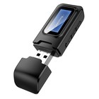 Adaptateur audio sans fil 1PC avec émetteur de récepteur affichage deux en un