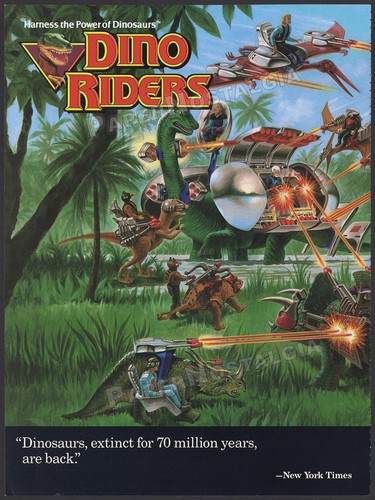 DINO-RIDERS - Original 1987 Trade AD / ADVERT / Toy Promo / Poster _ TYCO - Bild 6 von 7