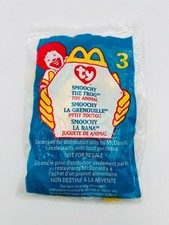 McDonalds 1999 TY SMOOCHY THE FROG 3 Beanie Babies Happy Meal Toys