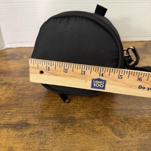 10”x 5” Water Bottle Carrying Case Black Zip Bottom DetachableStrap Drink Handle - Picture 5 of 11