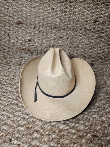 Bailey U-Rollit Cowboy Western Straw Hat Conforma Brim Size 7 - Picture 6 of 8