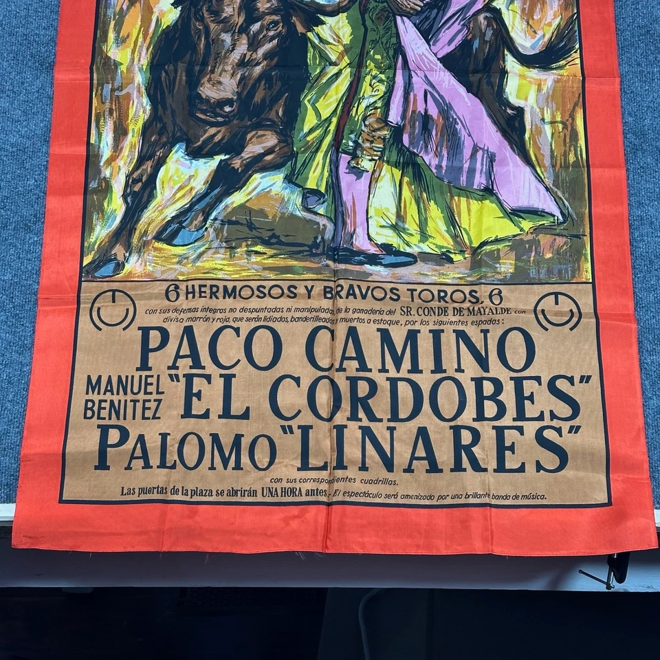 Plaza de Toros La Maestranza 塞维利亚斗牛海报织物挂毯 — 第 3/4 张图片