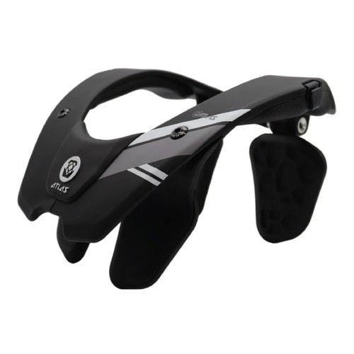 Soporte para cuello Atlas Tyke anticompresión niños deportes de motor carreras (negro) - Imagen 7 de 9