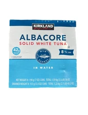 Kirkland Albacore Solid White Tuna in Water 7 oz – Pack of 8 Cans