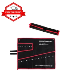 Wrench Roll Up Pouch Wrench Organizer Bag Wrench Tool Holder 18 Pockets