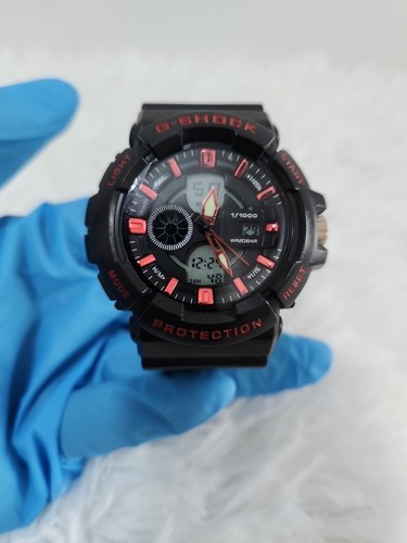 G-Shock Protection Black/Red Men’s Watch GS 1129 - Picture 4 of 11