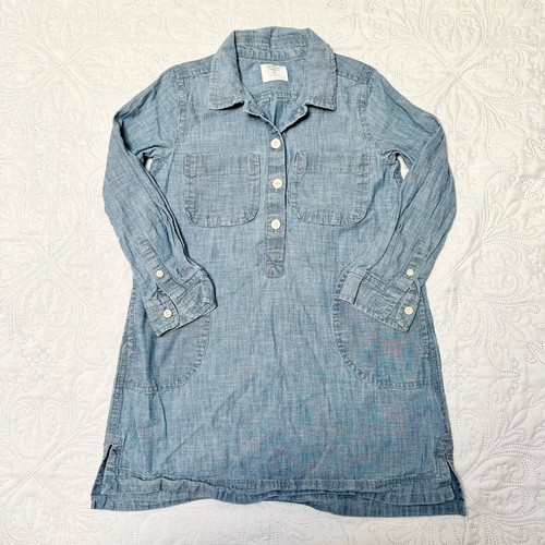 Crewcuts Chambray Pocket Dress Size 6  - Picture 2 of 6