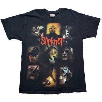 Vintage Y2K Slipknot SICNESSES Heavy Metal T-Shirt Size Large Hardcore