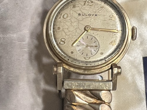 VTG 1946 Bulova "Princeton" Men'sWatch 10KGF, 21 Jewels Cal. 10AK, Running Slow - Picture 7 of 19