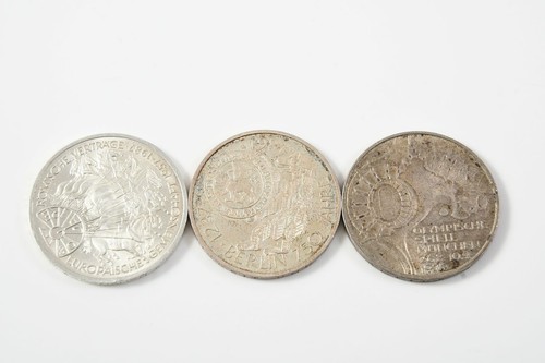 P17K17- 3x 10DM Münze, 1x 1972, 2x 1987
