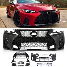 Fit For 14-16 Lexus IS250 IS200t IS350 Front Bumper Conversion To 21+ F-Sport