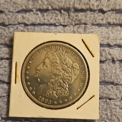 1883 Morgan Silver Dollar $1 Coin E Pluribus Unum 0.9 Fine Silver