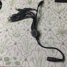 DC Power 5.5 x 2.1mm 1 Female to 5 Male with Switch Splitter Cable