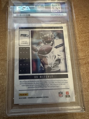 2019 Panini Donruss Dk Metcalf Canvas Seahawks Rookie Rc - Picture 2 of 3