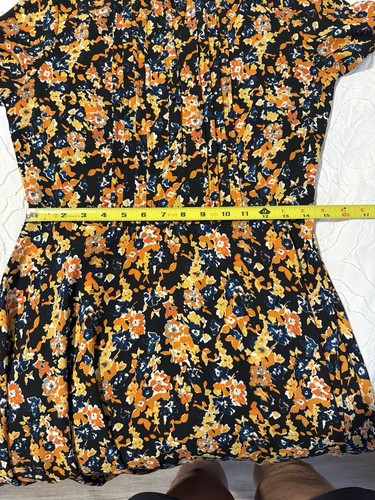 Vestido Nanette Lepore Floral Midi Talla 6 con Cinturón Lazos Cinturón Incluido Usado en Excelente Condición - Imagen 8 de 10