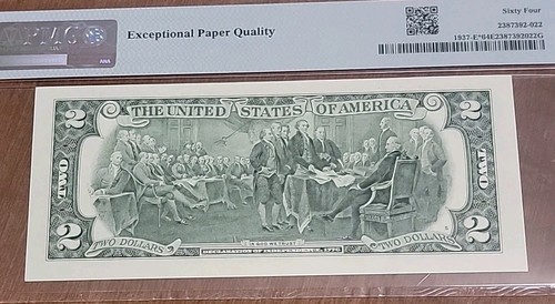 **STARNOTE LOW SERIAL 2003 $2 Federal Reserve Note** - Picture 5 of 6