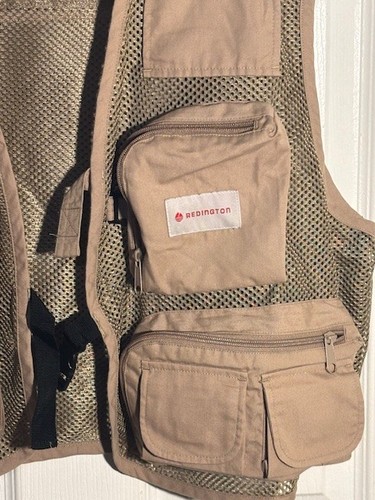 Redington Clark Fork Mesh Fly Fishing Vest Adult L/XL Back Pocket Outdoors used - Picture 2 of 7