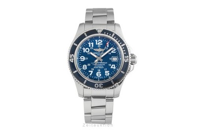 Breitling Superocean 42 Stahl Automatik Herrenuhr Ref. A17365D1/C915 B&P 2018