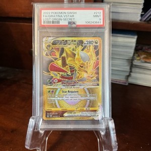 Pokemon TCG Giratina Vstar Fa #212 Lost Origin-Secret PSA 9