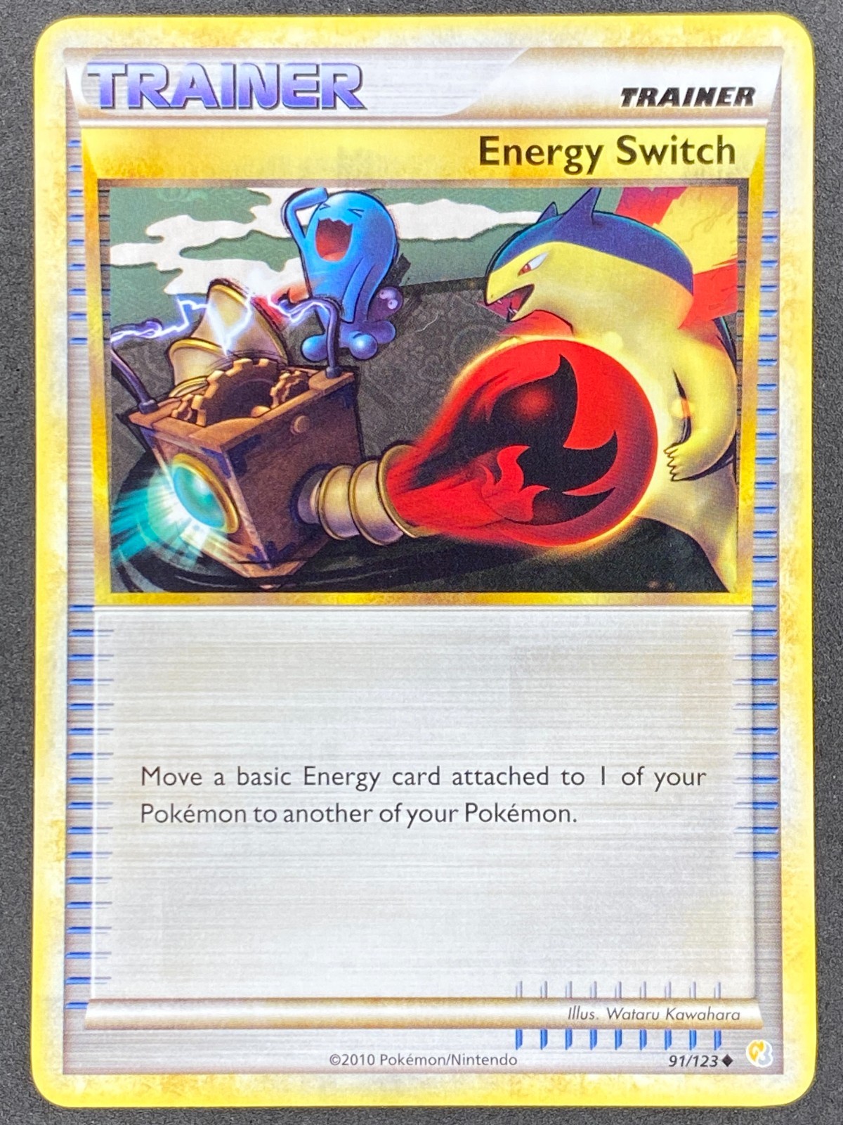 Pokémon Energy Switch 91/123 HS HeartGold & SoulSilver NM