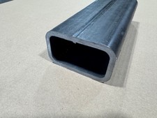 3/8" Wall x 3" x 5" Steel Rectangle Tube x 9" Long, A36 Mild Steel, Heavy Duty