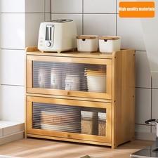Storage Cabinet Countertop Storage Cabinet Cabinet with 2 Door Stoppers For Home